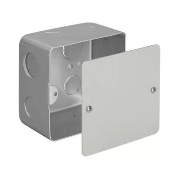 Caja metálica para empotrar para placa retráctil de piso 3 módulos de Vimar
