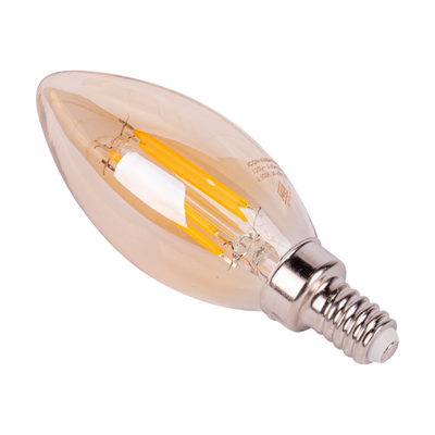 Lámpara LED vintage vela 4W 2500K base E12 atenuable de ICON