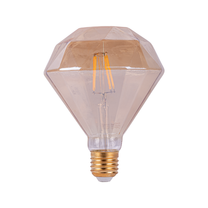 Lámpara LED vintage G105 Diamond 4W 2500K base E27 atenuable de ICON