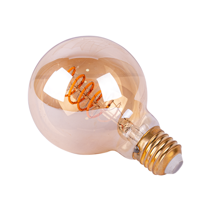 Lámpara LED vintage G80 6W 2500K base E27 atenuable de ICON