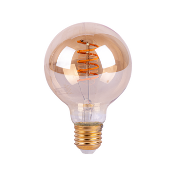 Lámpara LED vintage G80 6W 2500K base E27 atenuable de ICON