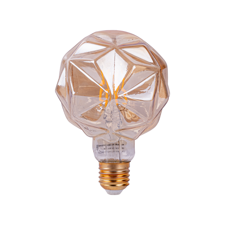 Lámpara LED vintage G95 Roca 4W 2500K base E27 atenuable de ICON