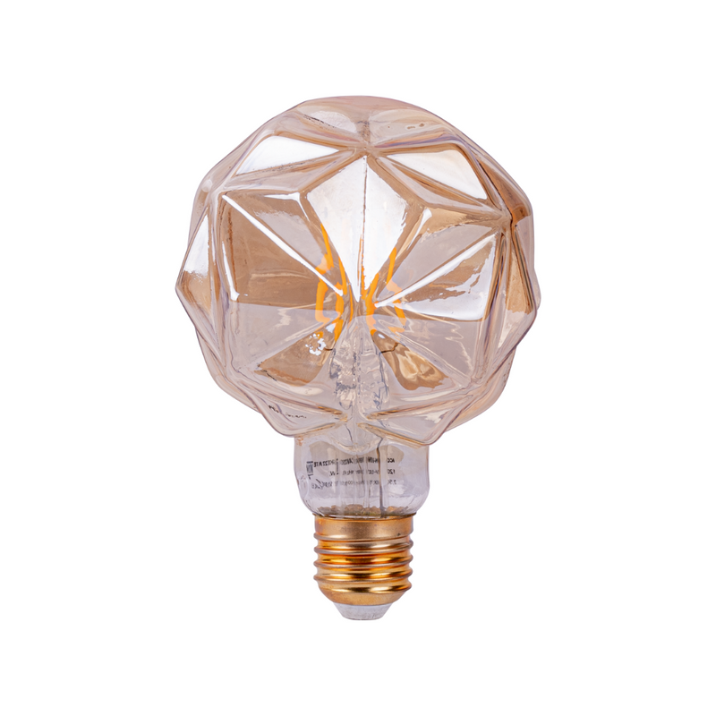 Lámpara LED vintage G95 Roca 4W 2500K base E27 atenuable de ICON