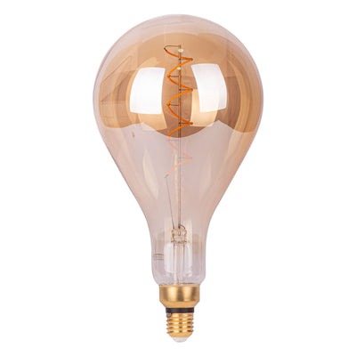 Lámpara LED vintage P160 (XL 28cm altura) 6W 2500K base E27 atenuable de ICON