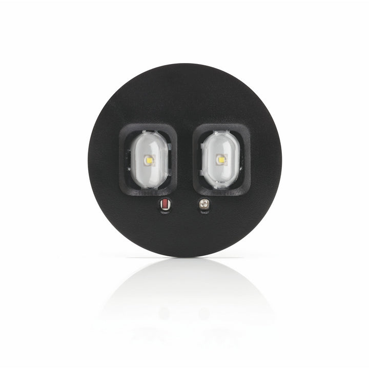 Luminario de emergencia Via R para empotrar acabado negro opciones de flujo lumínico y Autonomía (Hr) de Normalux