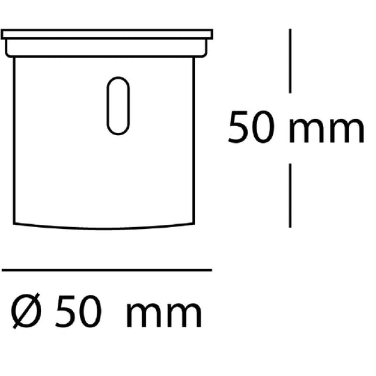 Dimensiones de Módulo MR16 MASS EVO 7W, ángulo de salida ajustable (18 / 26 / 36 / 45°), de AURO Lighting — SKU AIT10624CB