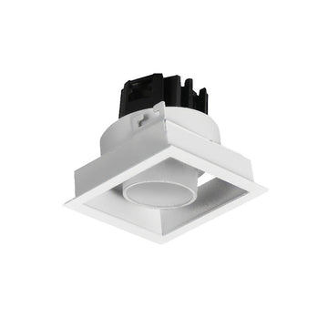 Downlight Markel 10W con proyector dirigible retráctil de AURO Lighting — AIT5130BB01 — Blanco / Blanco, Neutro Cálido (3000K)