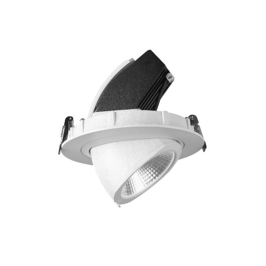 Downlight basculante Okko 28W 24° de AURO Lighting — AIT7030B — Blanco, Neutro Cálido (3000K)