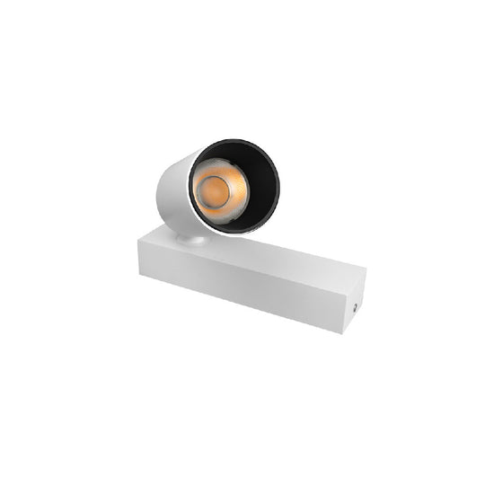 Proyector sobreponer ARIA 15W 30° IRC>90 de AURO Lighting — AIT9830OBN — Blanco