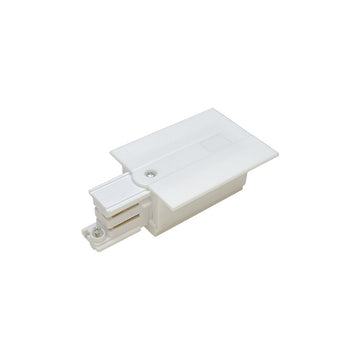 Conector inicial derecho de AURO Lighting — ARECI1B — Blanco