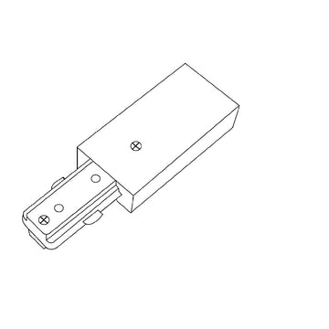 Conector inicial para riel Monofásico Pro Track de AURO Lighting — Referencias ARMCCB, ARMCCN