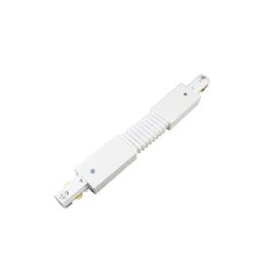 Conector flexible para riel Monofásico Pro Track de AURO Lighting — ARMCFB — Blanco