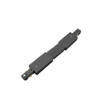 Conector flexible para riel Monofásico Pro Track de AURO Lighting — ARMCFN — Negro