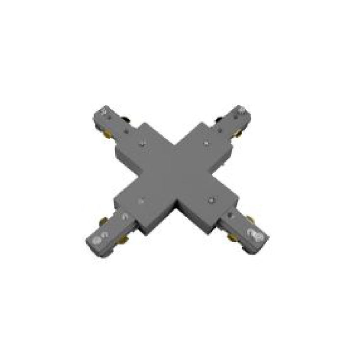 Conector X para riel Monofásico Pro Track de AURO Lighting — ARMCXN — Negro
