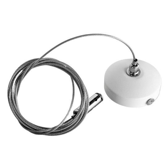 Accesorio para suspender para riel Monofásico Pro Track de AURO Lighting — ARMSUSPB — Blanco