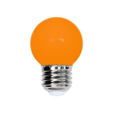 Lámpara LED tipo Mini Globo Naranja 1W 127V E26 de Philco
