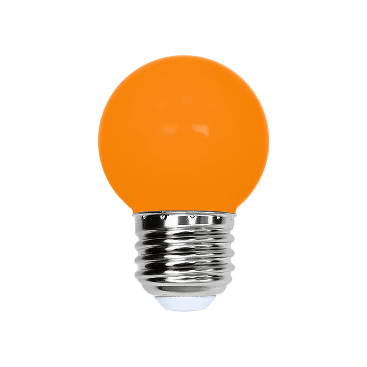 Lámpara LED tipo Mini Globo Naranja 1W 127V E26 de Philco