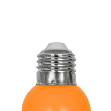 Lámpara LED tipo Mini Globo Naranja 1W 127V E26 de Philco