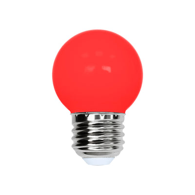Lámpara LED tipo Mini Globo Rojo 1W 127V E26 de Philco