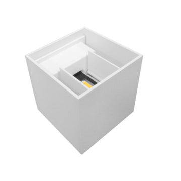 Luminario cubico con doble salida de luz ajustable independiente para crear efectos geométricos 6W luz cálida de iLumileds