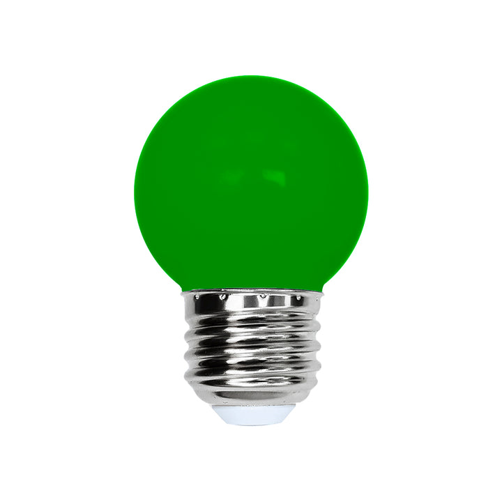 Lámpara LED tipo Mini Globo Verde 1W 127V E26 de Philco