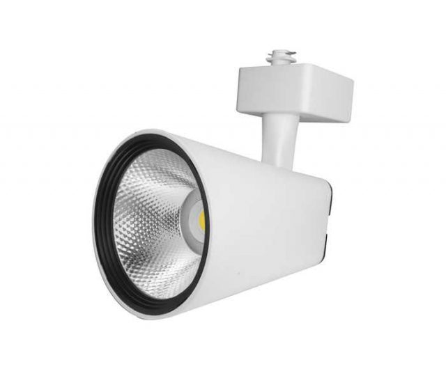 Proyector para riel 30W 35° luz neutra (4100K) de iLumileds
