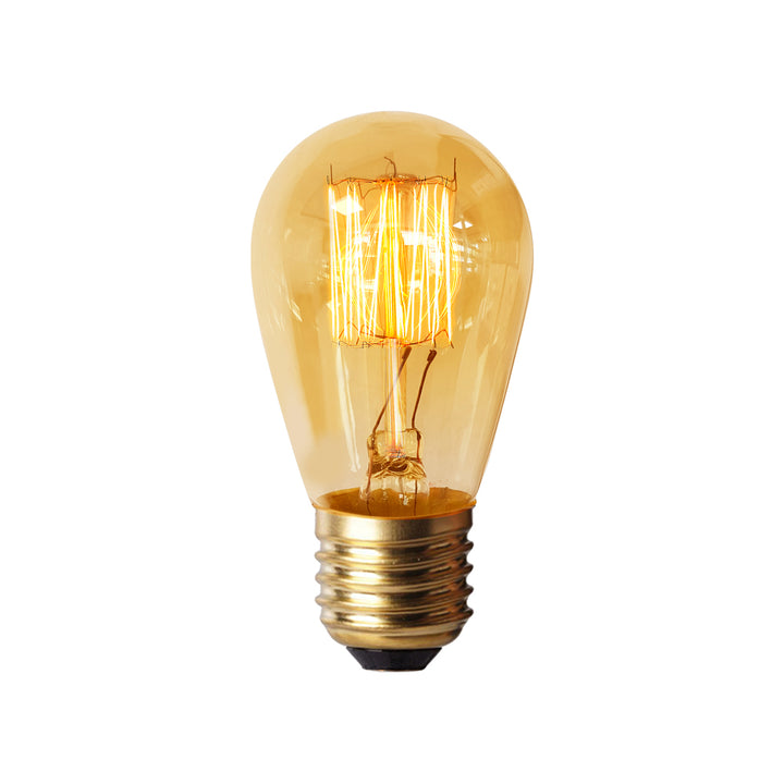 Foco incandescente ST55 40W E26 120V, color de luz neutro cálido (2700K) de Philco