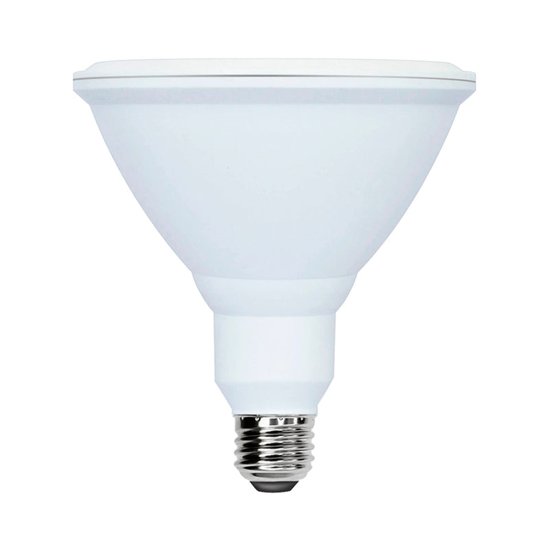 PAR 38 LED atenuable 16W E26 120V, opciones color de luz neutro cálido (3000K) o frío (6500K) marca Philco