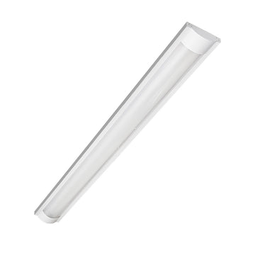 Gabinete lineal 120cm acabado opalino con bases G13 para 2 tubos LED T8 (no incluye tubos) de Philco