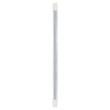 Tubo T8 LED PREMIUM 25W G13 110- 277V 120cm, color de luz frío (6500K) acabado transparente y conexión en ambos lados de Philco