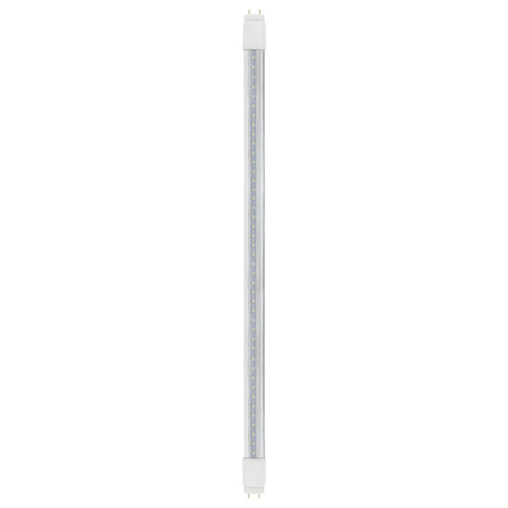Tubo T8 LED PREMIUM 25W G13 110- 277V 120cm, color de luz frío (6500K) acabado transparente y conexión en ambos lados de Philco