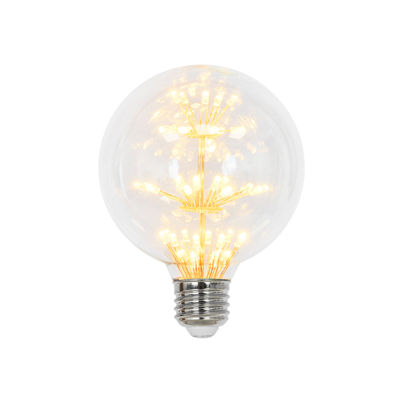 Foco LED decorativo tipo globo G95 2W E26 127V, color de luz cálido (2300K) de Philco