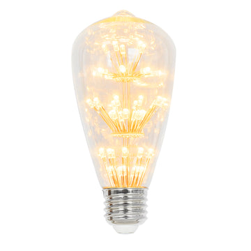Foco LED vintage ST64 2W E26 127V, color de luz  cálido (2300K) de Philco
