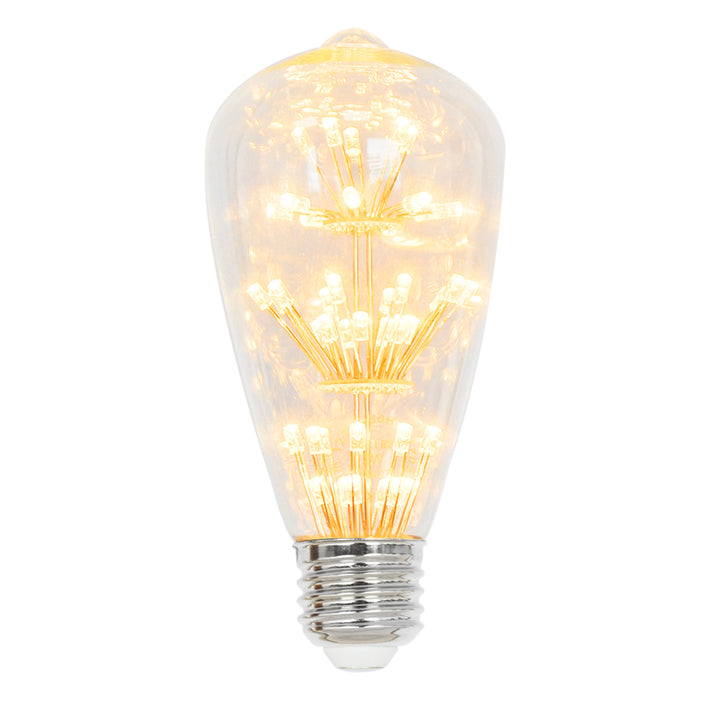 Foco LED vintage ST64 2W E26 127V, color de luz  cálido (2300K) de Philco