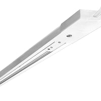 Riel 1m para sobreponer 1 circuito para interior acabado blanco y negro de Philco