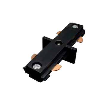 Conector de policarbonato en I (para hacer tiras continuas) para riel en acabados blanco y negro de Philco