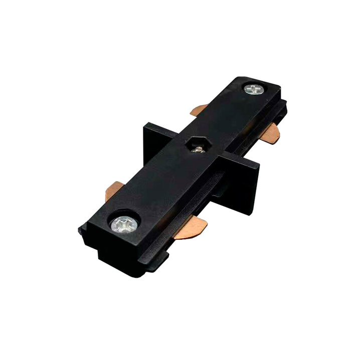 Conector de policarbonato en I (para hacer tiras continuas) para riel en acabados blanco y negro de Philco