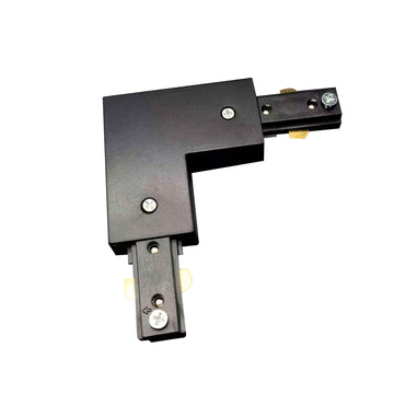 Conector de policarbonato para riel tipo L en acabados blanco y negro de Philco