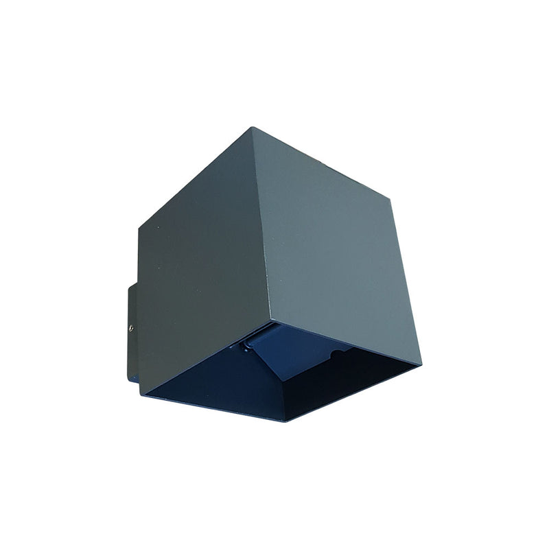 Luminario arbotante LED cuadrado doble salida de luz ajustable 6W 90-265V IP54, color de luz neutro cálido (3000K) IP54 acabado negro de Philco