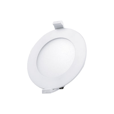 Downlight circular LED 6W 100-240V (Ø12cm), opciones color de luz neutro cálido (3000K) ó frío (6500K) de Philco