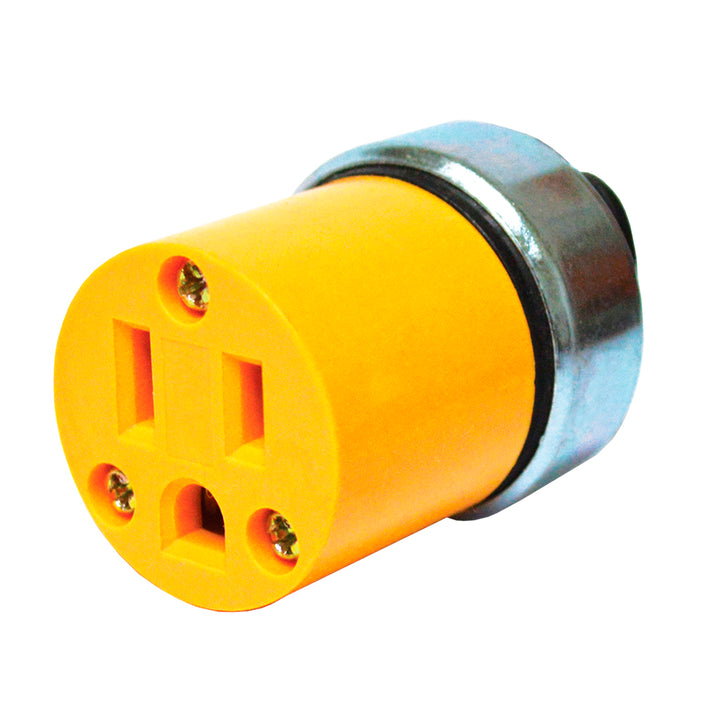 Contacto Aterrizado con Abrazadera Metálica 127V de Adir