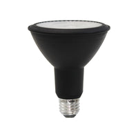 PAR30 LED 12W E26 100-240V, opciones color de luz neutro cálido (3000K) o frío (6500K) acabado negro de Philco