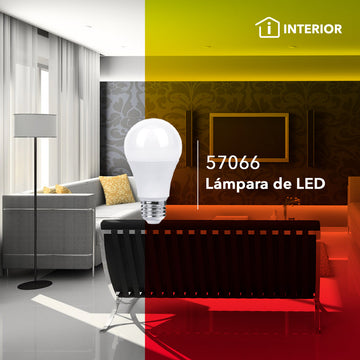 Foco LED atenuable 9W E26 A19 127V, opciones color de luz Neutro cálido (3000K) o frío (6500K) de Philco