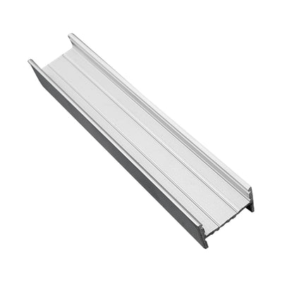 Perfil de aluminio con difusor para sobreponer modelo 57092 (Accesorios se venden por separado) -L:2m A:1.95 cm Al:1.3- para tira LED de Philco