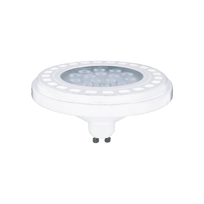 Lámpara LED AR111 15W 30° GU10 100-277V, cuerpo de aluminio opciones de acabado blanco o negro y color de luz neutro cálido / neutro / frío de Philco