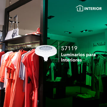 Lámpara LED AR111 15W 30° GU10 100-277V, cuerpo de aluminio opciones de acabado blanco o negro y color de luz neutro cálido / neutro / frío de Philco