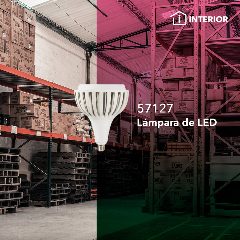 Foco LED alta potencia 120W 120° 110-240V, color de luz frío (6000K), base E26 de Philco