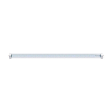 Tubo T8 LED 60cm 9W G13 110- 240V, color de luz frío (6500K) acabado vidrio transparente con conexión en ambos lados de Philco