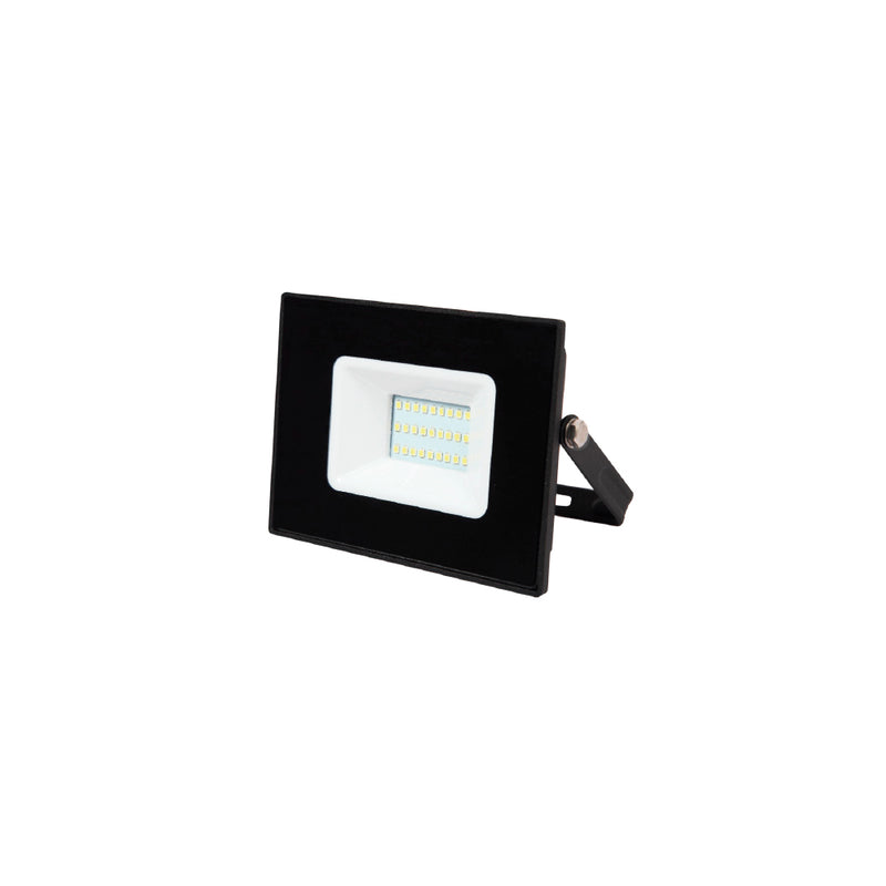 Reflector LED 20W 120° 100-240V IP65, color de luz frío (6500K) acabado negro de Brilla Max