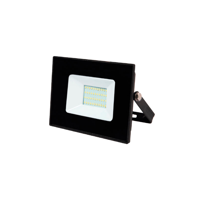 Reflector LED 50W 120° 100-240V IP65, color de luz frío (6500K) acabado negro de Brilla Max